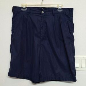 Men's Head Dark Navy Pleated Golf Shorts